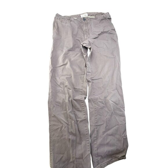 Calvin Klein Dylan Mens Casual Pants 32x34 Gray 100% Cotton Relaxed Fit Lightwei - Picture 8 of 14